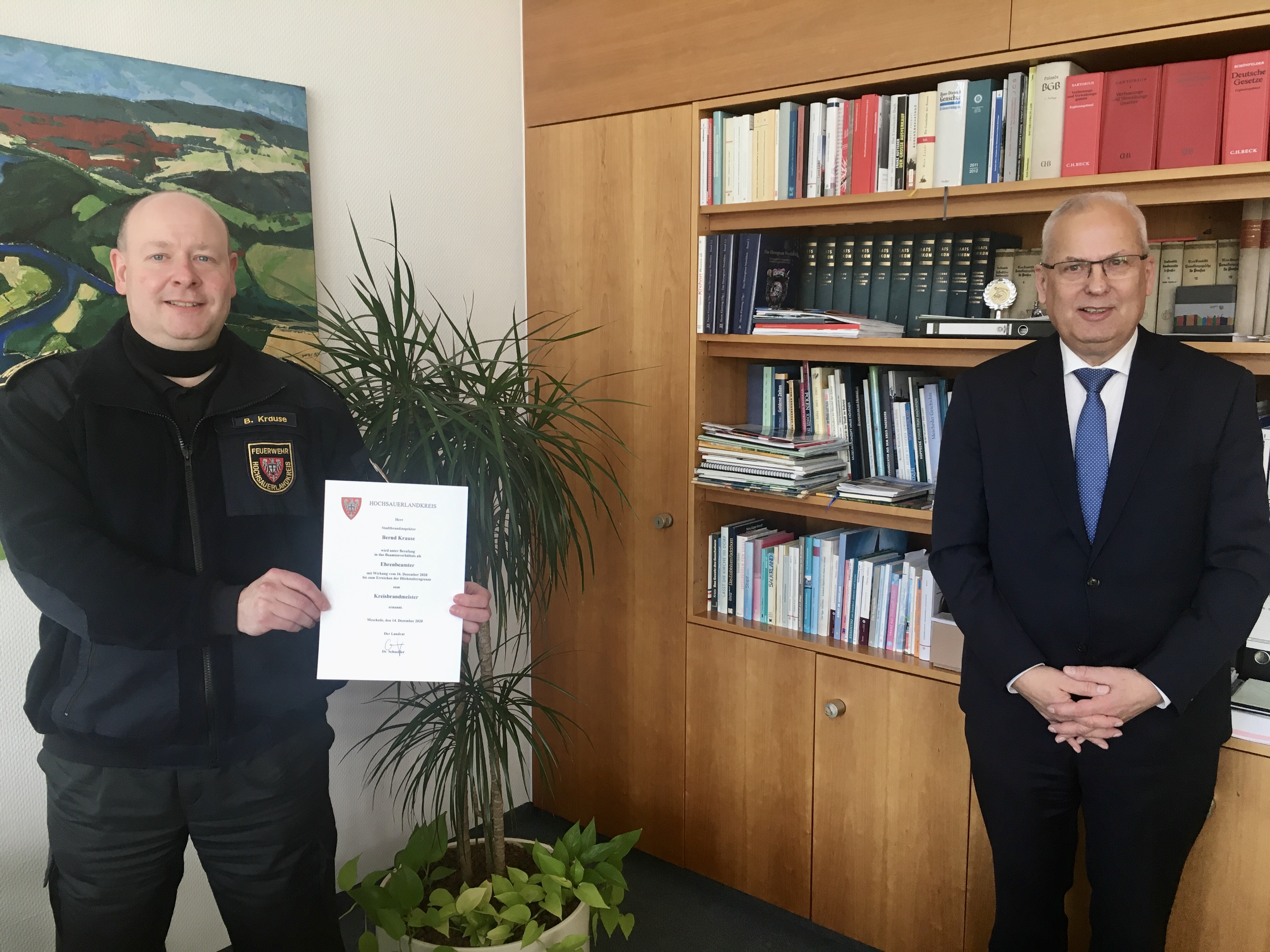 Kreisbrandmeister Bernd Krause