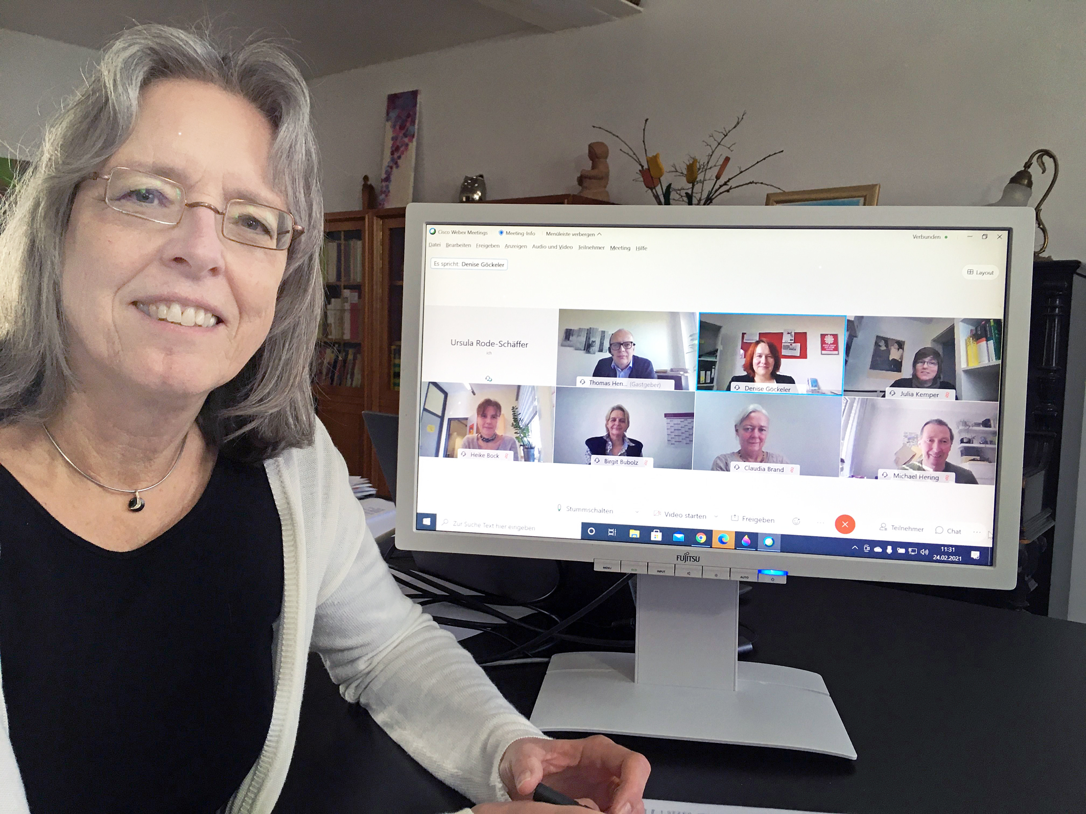 Ursula Rode-Schäffer, Geschäftsführerin der Regionalagentur Hellweg-Hochsauerland, hatte zum virtuellen Runden Tisch "Beratungsstellen Arbeit" eingeladen. Foto: Tristan Schäffer