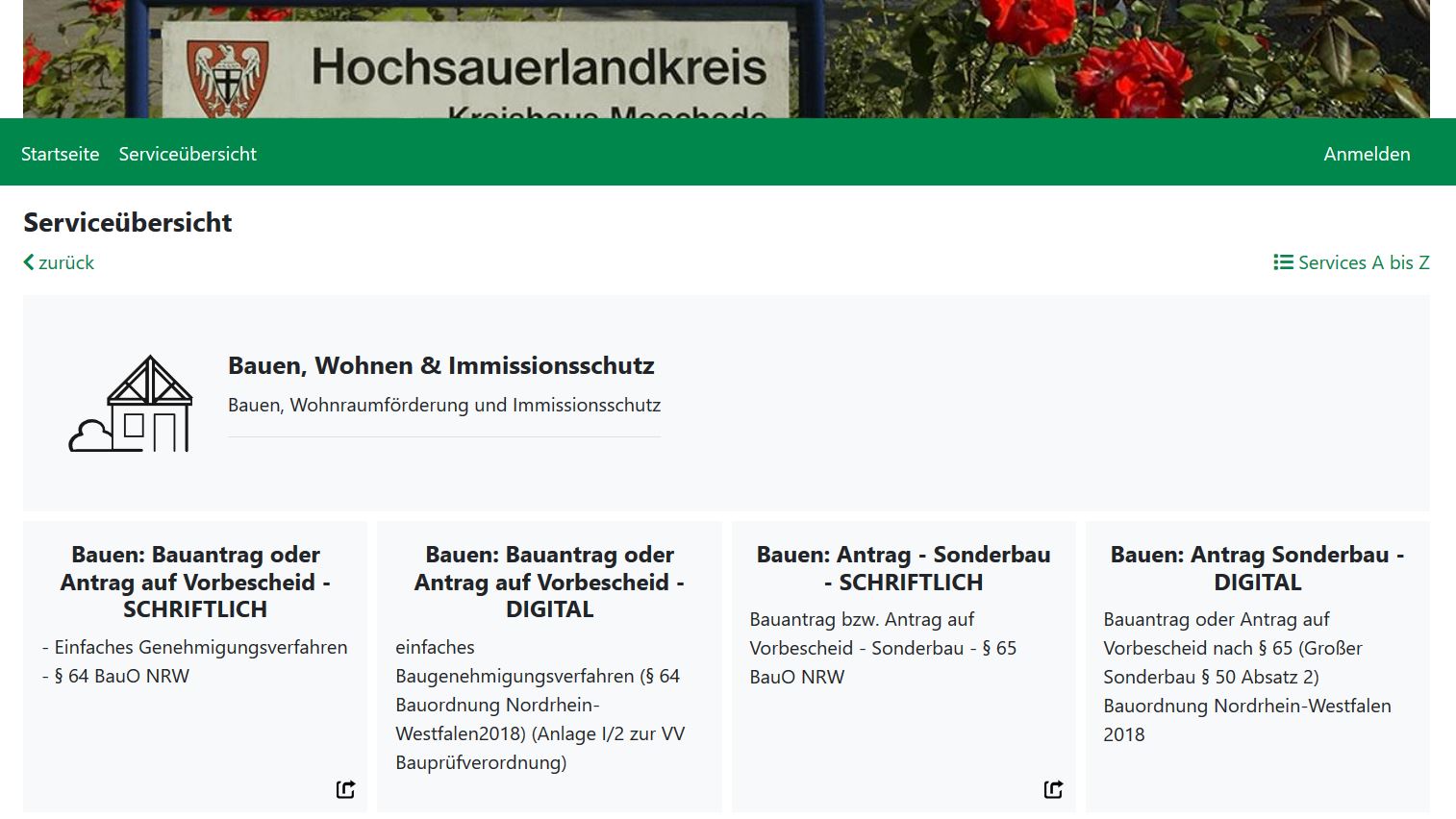Die Bauaufsicht des Hochsauerlandkreises führt zum 01. Juni 2021 auf seiner Inter-netseite ein digitales Baugenehmigungsverfahren ein. 