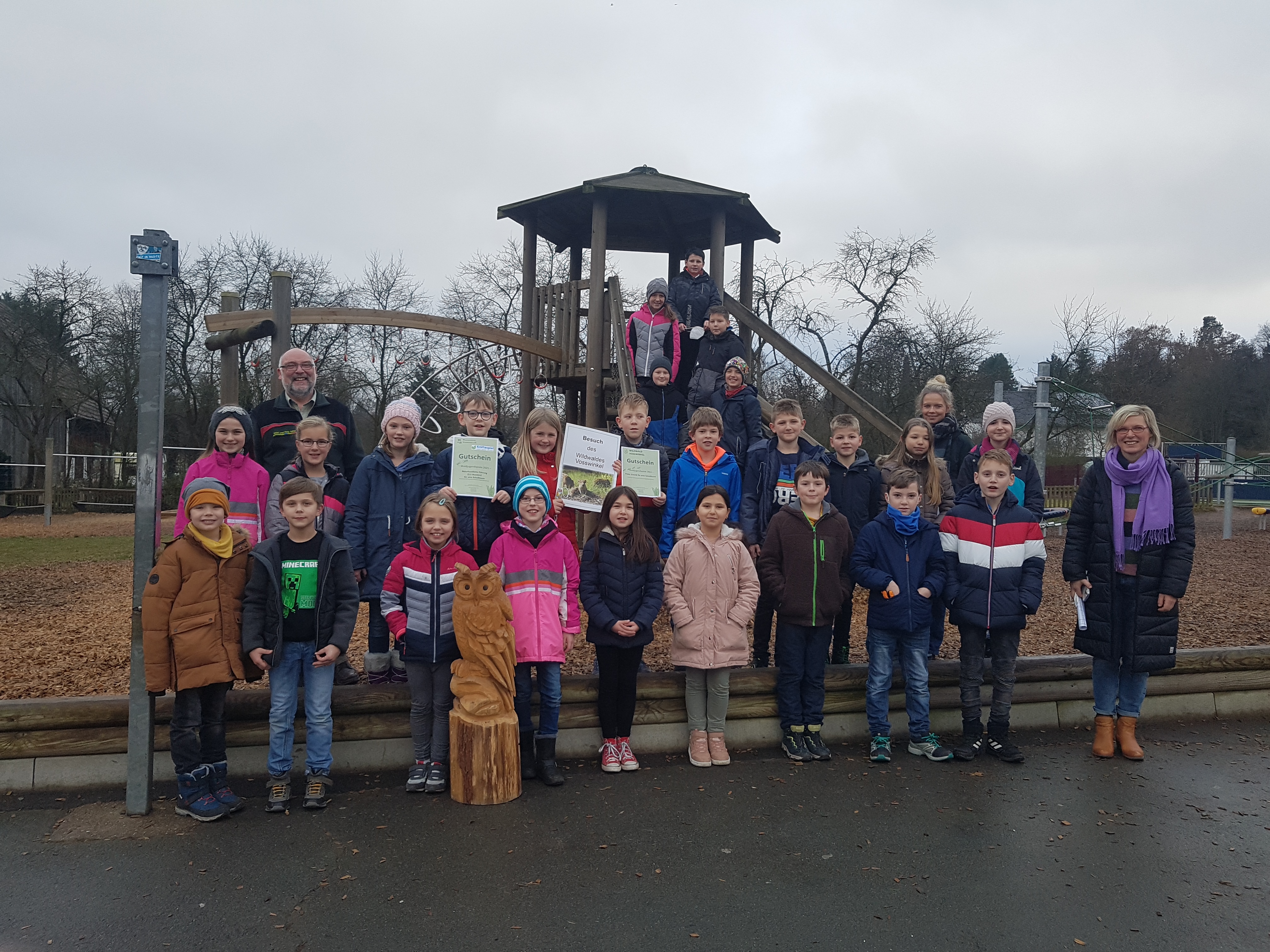 Die Klasse 4a der Grundschule Medebach wird den Wildwald Voßwinkel besuchen und sich dort ein Thema für eine naturkundliche Führung aussuchen.  