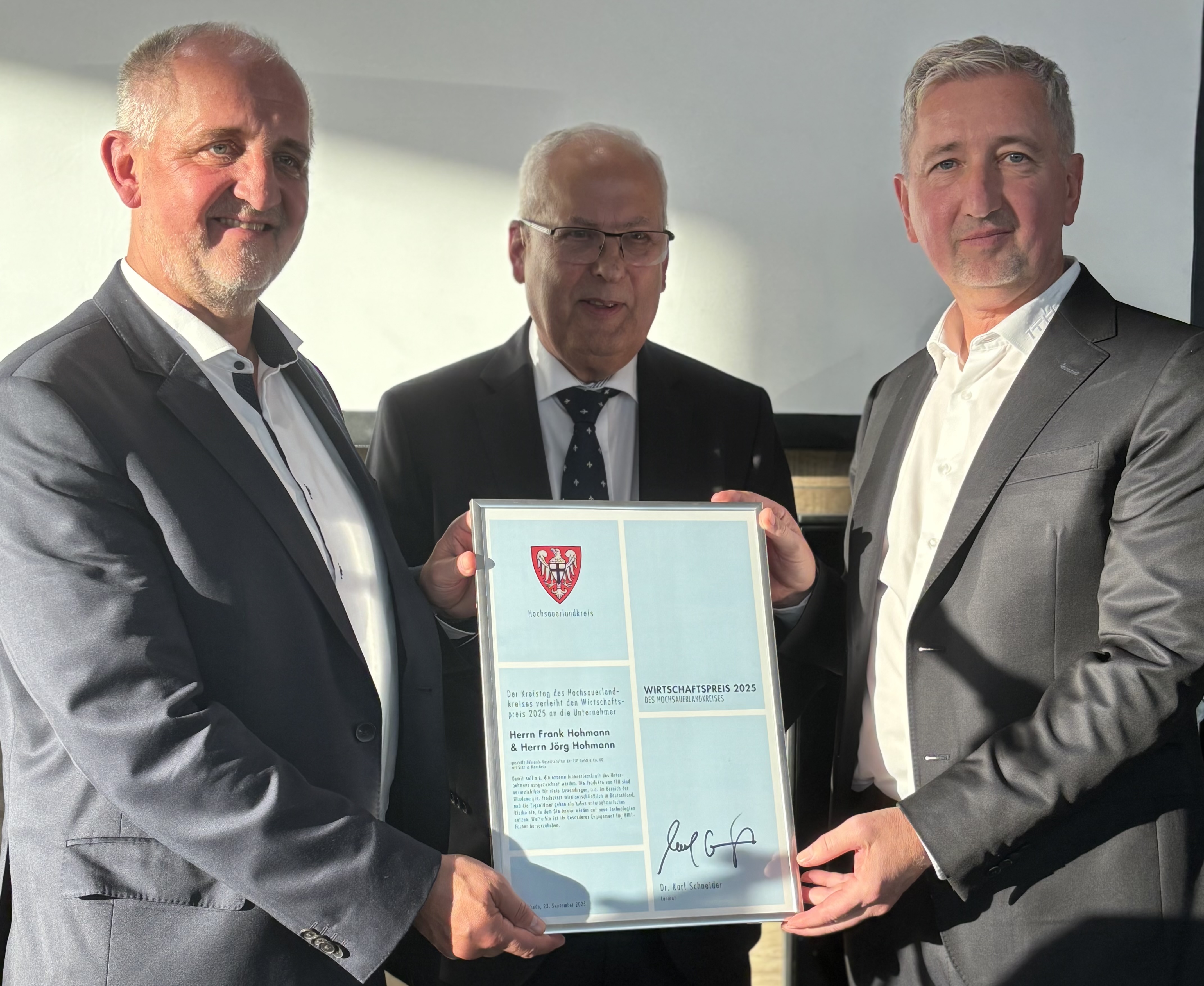 Wirtschaftspreis 2025 - ITH - 2
