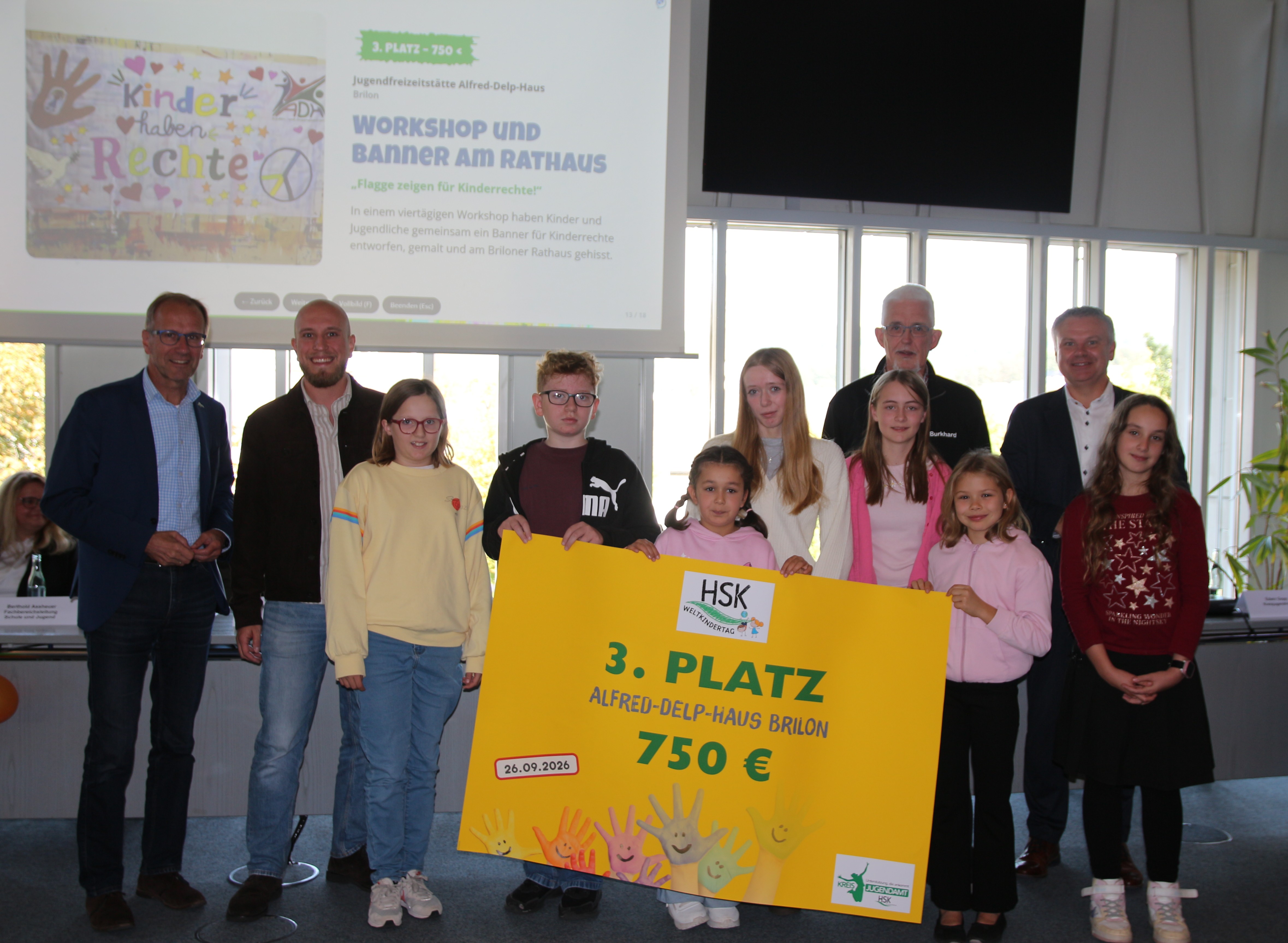 Den dritten Platz (750 Euro) machte das Team des Alfred-Delp-Hauses Brilon. 